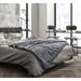 Inspired Home Co. Cozy Tyme Freyja Soft & Quality Fabric Knit Throw 50" x 60" Polyester in Gray | 60 H x 50 W in | Wayfair T394-30BK-WR