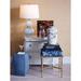 Port 68 Sydney Stool in Blue/Gray/White | 18 H x 12 W x 12 D in | Wayfair ACFS-104-06