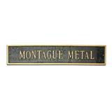 Montague Metal Products Inc. Classic Arch Extension Garden Plaque Metal | 4 H x 20.5 W x 0.32 D in | Wayfair PCS-66L -HGGLS