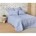 Birch Lane™ Boheme Single Reversible Quilt Cotton in Blue | King Quilt + 1 Bed skirt | Wayfair 0426BAB1001D4C75B422395F81E2E4FA