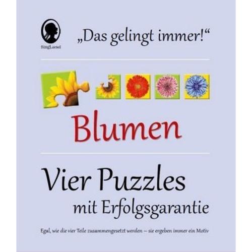 "Das ""Gelingt-Immer""-Puzzle Blumen. Das Puzzle-Spiel Für Senioren Mit Demenz"