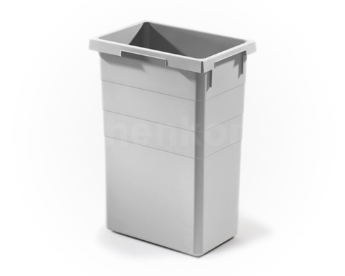 Hailo Inneneimer 1014169 hellgrau 38 Liter 378 x 261 x 520 mm Image