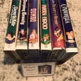 Disney Cameras, Photo & Video | Disney Vhs And Audio Tape Lot. Black Diamond Edition Beauty And The Beast. | Color: Red | Size: Os