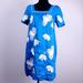 J. Crew Dresses | J.Crew Floral Embroidered Linen Dress | Color: Blue/White | Size: S