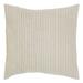 Latitude Run® Mikkia 100% Cotton Machine Washable Stripe Pattern Pillow Sham 100% Cotton in Gray | 26 H x 26 W in | Wayfair