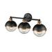 Longshore Tides Beckette 3 - Light Dimmable/Brass Vanity Light in Black | 7.13 H x 24 W x 8.875 D in | Wayfair EB406989866641D6BEAE301472533CAD