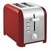Kenmore 2-Slice Stainless Steel Toaster w/ Wide Slot, Bagel/Defrost Feature Stainless Steel in Black/Gray/Red | 7.5 H x 6.4 W x 10.8 D in | Wayfair