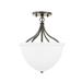 Hudson Valley Lighting Browne 11 Inch 1 Light Semi Flush Mount - 2811-DB