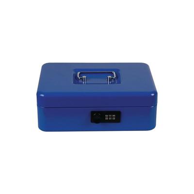 BURG-WÄCHTER Geldkassette MONEY H90xB250xT180mm Gewicht 1,31kg Zahlenschloss blau - Money Code 5025 Image