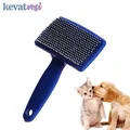 Peignes de massage pour animaux de compagnie en acier inoxydable brosse anti-puces épilateur pour