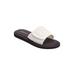 Wide Width Women's The Palmer Sandal By Comfortview by Comfortview in White (Size 9 W)