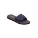 Wide Width Women's The Palmer Slip On Sandal by Comfortview in Navy (Size 11 W)