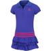 Adidas Dresses | Host Pick Bnwt Adidas Ruffled Polo Dress, 4 | Color: Blue/Pink | Size: 4g