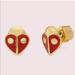 Kate Spade Jewelry | Kate Spade Lady Bug Studs | Color: Gold/Red | Size: Os