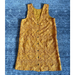 Anthropologie Dresses | Anthropologie Womens S Tank Dress Golden Yellow Lace Floral Button Down Nwt J5 | Color: Yellow | Size: S