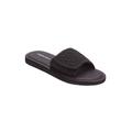Wide Width Women's The Palmer Slip On Sandal by Comfortview in Black (Size 10 W)
