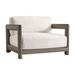 Bernhardt Montaigne Patio Chair w/ Cushions Wood in Gray | 30 H x 46.5 W x 37 D in | Wayfair O3383_6063-000