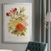 Rosdorf Park Antique Floral Bouquet I Premium Framed Canvas - Ready To Hang Canvas in Black/Indigo/Pink | 24.5 H x 18.5 W x 1 D in | Wayfair