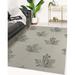 Gray 96 x 0.08 in Area Rug - East Urban Home MAPLE LEAF BEIGE Area Rug By Becky Bailey Polyester | 96 W x 0.08 D in | Wayfair