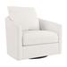 Bernhardt Camden Swivel Patio Chair w/ Cushions Wood in Pink/Gray/White | 34 H x 32 W x 37 D in | Wayfair O9022S_6012-000