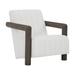 Bernhardt Mara Patio Chair w/ Cushions Wood in Gray/Brown | 30 H x 30 W x 36 D in | Wayfair O5923_6014-002