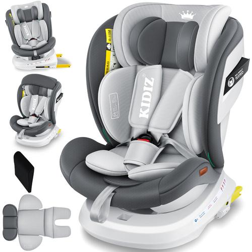 Kindersitz Baby Autositz Kinderautositz Isofix Top Tether 360° drehbar Gruppe 0/1/2/3 ab Geburt