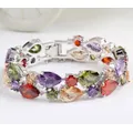 Emmaya-Bracelet cubique multicolore Mona Lisa pour femme bracelets de mariage de luxe cadeau de