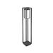 Lummios Modern Outdoor 48 LED Grey Bollard Lamp Outdoor LED Path Light