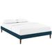 Tessie Upholstered Queen Platform Bed Frame With Wood Slat Support