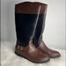 Michael Kors Shoes | Michael Kors | Emma Cash Riding Boots | Color: Black/Brown | Size: 4bb