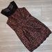 Jessica Simpson Dresses | Jessica Simpson Salmon/Black Lace Dress - 8 | Color: Black/Orange | Size: 8