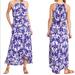 Athleta Dresses | Athleta Ikat Bloom Maxi Dress | Color: Purple/White | Size: S