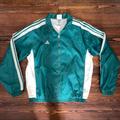 Adidas Jackets & Coats | Men’s Adidas Vintage Green Sports Jacket Size Medium | Color: Green/White | Size: M