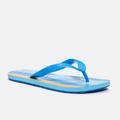 Coach Shoes | Coach Zak Flip Flops Signature Blue Yellow Striped Women's Flip Flops Sandals | Color: Blue/Yellow | Size: 7