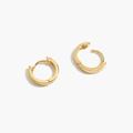 Madewell Jewelry | Madewell Delicate Collection Demi-Fine Huggie Mini Hoop Earring | Color: Gold | Size: Os