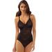 Plus Size Women's Lace'N Smooth Body Briefer by Bali in Black (Size 38 C)