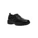 Wide Width Women's Wash & Wear Slip On Ii Flat by Propet in Black (Size 10 1/2 W)