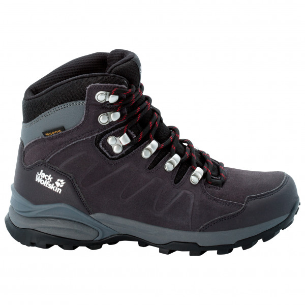 Jack Wolfskin - Women's Refugio Texapore Mid - Wanderschuhe 37 | EU 37 grau/schwarz