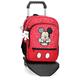 Disney It´s a Mickey Thing Schulrucksack mit Trolley, Rot, 30 x 38 x 12 cm, Polyester, 13,68 l