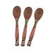 Island Bamboo Rainbow 3 Pack Cooking Spoon Set Wood/Bamboo in Blue/Brown/Orange | Wayfair ISL90189