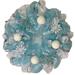 The Holiday Aisle® Winter Wreath Frozen Snowballs Burlap/Deco Mesh in Blue/White | 24 H x 24 W x 6 D in | Wayfair 43AA9DAC5AC44A1A89981B3D20FA3506