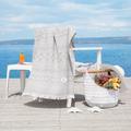 Linum Home Textiles 100% Turkish Cotton Sea Breeze Horoscope Pestemal Beach Towel Turkish Cotton | Wayfair SBR95-00-GEMINI