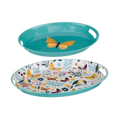 Regal Art & Gift 13149 - Butterfly Home Entertaining Tray Set/2 Kitchen Dining Serving