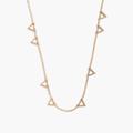 Madewell Jewelry | Madewell Dotted Triangle Necklace In Vintage Gold Nwt | Color: Gold | Size: Os