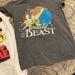 Disney Tops | Disney Beauty And The Beast Shirt (Small) | Color: Gray | Size: S