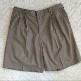 Nike Shorts | Nike Dri Fit Beige Tan Double Pleat Golf Shorts Size 36 | Color: Tan | Size: 36