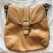 Coach Bags | Beige Crossbody Coach Shoulder Bag With Snap Front Closure | Color: Tan | Size: Os