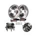 2007 GMC Sierra 1500 Front Brake Pad and Rotor and Wheel Hub Kit - Detroit Axle