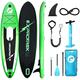 Exprotrek Stand Up Paddling Board, aufblasbares SUP Board, Stand Up Paddle Board Set, 6 Zoll dick für alle Schwierigkeitsgrade 150KG MAX, Green