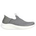 Skechers Women's Slip-ins: Ultra Flex 3.0 - Smooth Step Sneaker | Size 10.0 | Gray | Textile | Vegan | Machine Washable